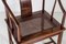 Antique Chinese Horseshoe Hongmu Chair, Image 14
