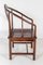 Antique Chinese Horseshoe Hongmu Chair, Image 4