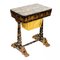 19th Century Handicraft Desk in Black and Gold Beijing Lacquered Inlaid Wood, Image 1