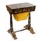 19th Century Handicraft Desk in Black and Gold Beijing Lacquered Inlaid Wood 3