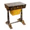 19th Century Handicraft Desk in Black and Gold Beijing Lacquered Inlaid Wood, Image 3