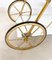 Mid-Century Modern Brass and Glass Trolley, Italy, 1950s 5