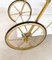 Mid-Century Modern Brass and Glass Trolley, Italy, 1950s, Image 5