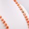 Vintage Necklace in Pink Coral and Gilt Silver Susta, 1960s, Image 2