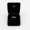 Vintage 14 Karat Gelbgold Ring mit Smaragd und Diamanten aus Cabochon, 1970er 7