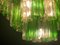 Modern Emerald Green and Ice Color Murano Glass Chandelier, 1970s 7