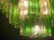 Modern Emerald Green and Ice Color Murano Glass Chandelier, 1970s, Image 7