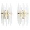Crystal Rods Sconces attributed to Christoph Palme, Germany, 1970s, Set of 2 1