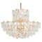 Large Chandelier in Brass and Crystal Glass attributed to Kinkeldey, Germany, 1970s, Image 1