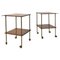 Mid-Century Italian T9 Carts or Coffee Tables attributed to Caccia Dominioni Azucena, 1955, Set of 2, Image 1