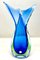 Murano Vase in Blue and Green by Flavio Poli, 1950 8