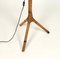Lámpara de pie italiana Mid-Century de ratán y bambú de Franco Albini, años 60, Imagen 8
