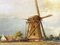 Artista holandés, paisaje, del siglo XIX, óleo sobre panel, enmarcado, Imagen 5