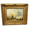 Artista holandés, paisaje, del siglo XIX, óleo sobre panel, enmarcado, Imagen 1