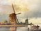 Artista holandés, paisaje, del siglo XIX, óleo sobre panel, enmarcado, Imagen 4