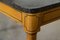 19th Century English Faux Bamboo, Marble & Painted Beech Coffee Table, 1850s 12