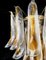 Vintage Italian Murano Chandelier with 41 Glass Amber Petals, 1990s 13