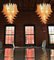 Italian Murano Felci Glass Chandelier with 75 Amber Glasses, 1990s 4