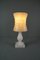Atmospheric French Alabaster Marble Table Lamp 4