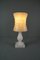 Atmospheric French Alabaster Marble Table Lamp, Image 4