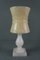 Atmospheric French Alabaster Marble Table Lamp 1