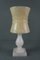 Atmospheric French Alabaster Marble Table Lamp, Image 1