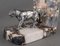 Art Deco Bookends in Silver Spelter Decorated with Panther, 1930s, Set of 2 9