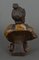 Afrikanistische Büste aus Crouaux Ragot aus patiniertem Terrakotta-Porzellan aus dem frühen 20 4