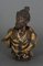 Afrikanistische Büste aus Crouaux Ragot aus patiniertem Terrakotta-Porzellan aus dem frühen 20 1