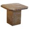 Italian Modern Coffee Table in Granite Pedestal, 1980s 1