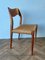 Vintage Danish Model 71 Dining Chairs in Teak and Paper Cord by Niels Otto Moller for JL Moller, 1940s, Set of 6 15