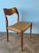 Vintage Danish Model 71 Dining Chairs in Teak and Paper Cord by Niels Otto Moller for JL Moller, 1940s, Set of 6 16