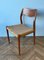 Vintage Danish Model 71 Dining Chairs in Teak and Paper Cord by Niels Otto Moller for JL Moller, 1940s, Set of 6 9