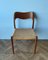 Vintage Danish Model 71 Dining Chairs in Teak and Paper Cord by Niels Otto Moller for JL Moller, 1940s, Set of 6 11