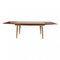 AT-316 Dining Table with Dutch Extensions in Teak and Oak by Hans Wegner for Andreas Tuck, Image 2