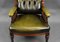 Victorian Armchair in Mahogany and Leather, 1880, Image 7
