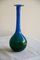 Grüne & Blaue Glasvase von John Orwar Lake für Ekenas 4