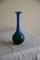 Vase en Verre Vert et Bleu par John Orwar Lake pour Ekenas 3