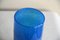 Blue and Green Cylinder Glass Vase from John Orwar Lake Ekenas Sweden 6