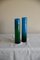 Vases en Verre Bleus et Verts de John Orwar Lake Ekenas Sweden, Set de 2 4