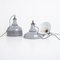 Industrial Vitreous Enamelled Pendant Lights by Benjamin Electric, 1950s, Image 3