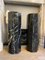 A Octagonal Nero Marquina Marble Columns, 1990, Set of 2 8