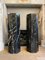 Colonne ottagonali in marmo nero Marquina, 1990, set di 2, Immagine 11