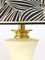 Maison Le Dauphin Midcentury Brass & Porcelain Table or Side Lamp, France, 1970 4
