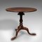 English Occasional Table with Tilt Top, 1800s 4