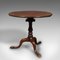 English Occasional Table with Tilt Top, 1800s 6