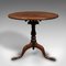 English Occasional Table with Tilt Top, 1800s 5