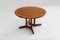 Vintage Danish Round Extendable Dining Table in Teak, 1960s 5