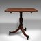 Regency English Occasional Table with Tilt Top, 1820s, Image 1