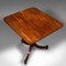 Regency English Occasional Table with Tilt Top, 1820s, Image 7